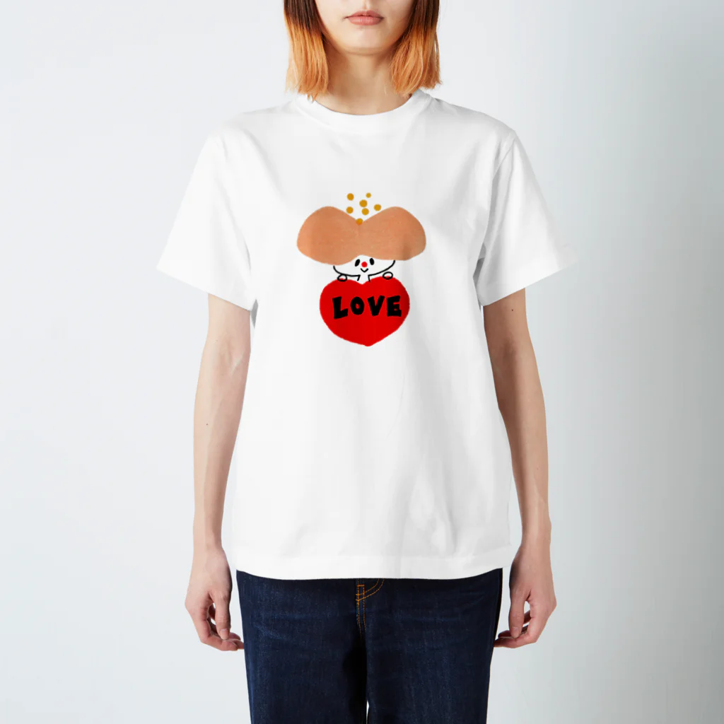 mahicotoriのhanaco love スタンダードTシャツ