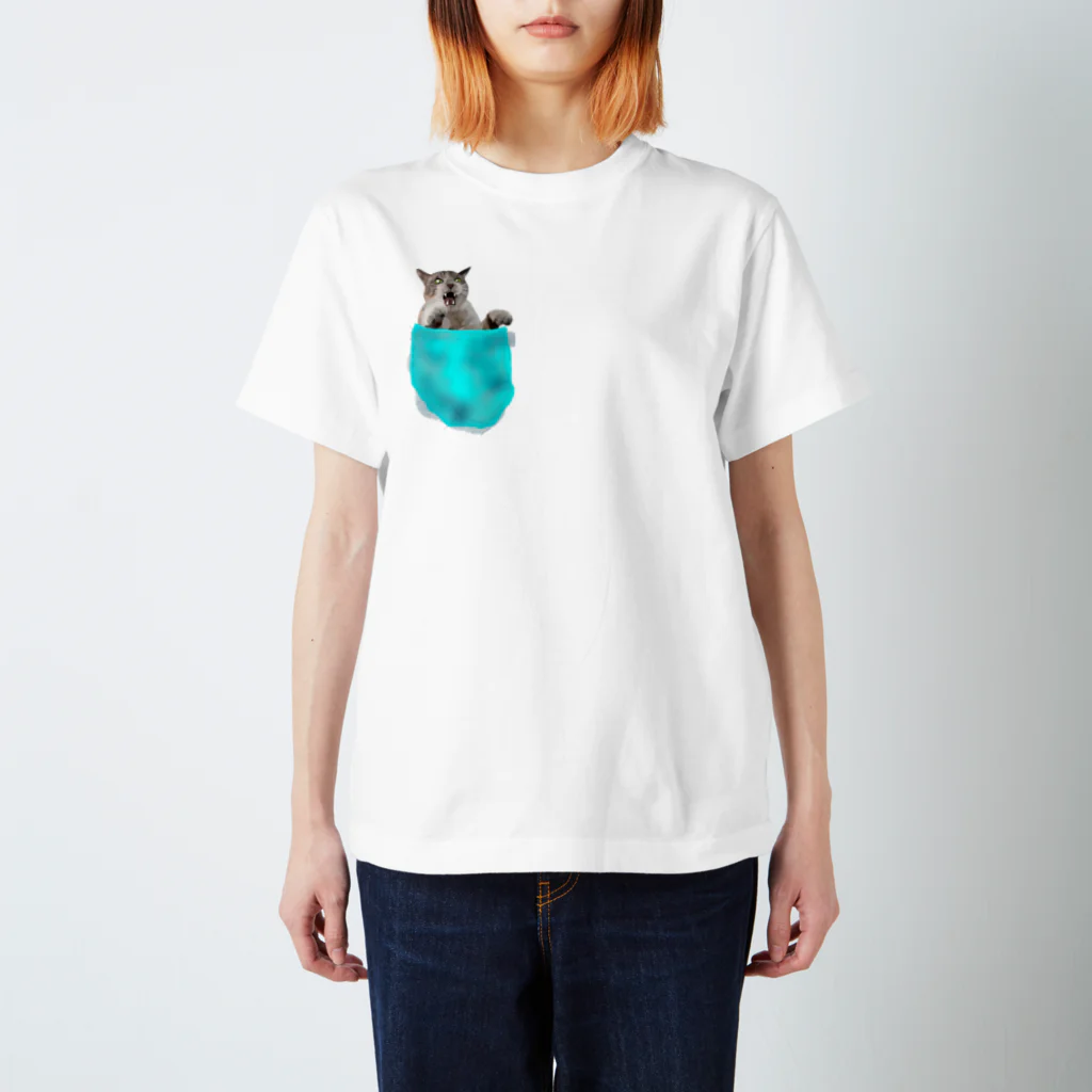 みつ子のポケ猫 Regular Fit T-Shirt