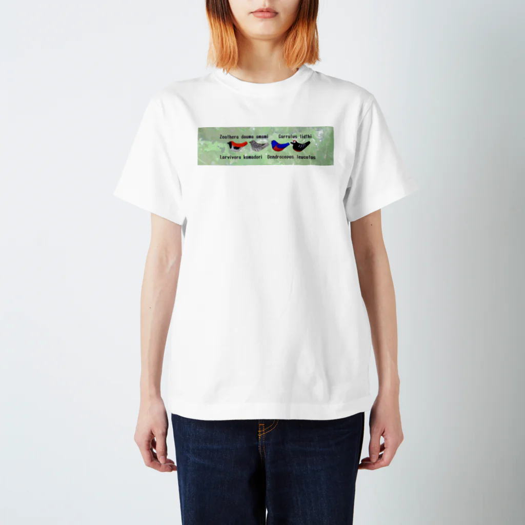 nonaの奄美の鳥たち四重奏♪ Regular Fit T-Shirt