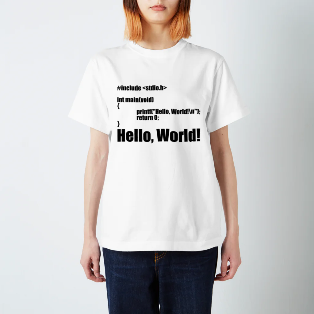 AURA_HYSTERICAのHello, World! スタンダードTシャツ