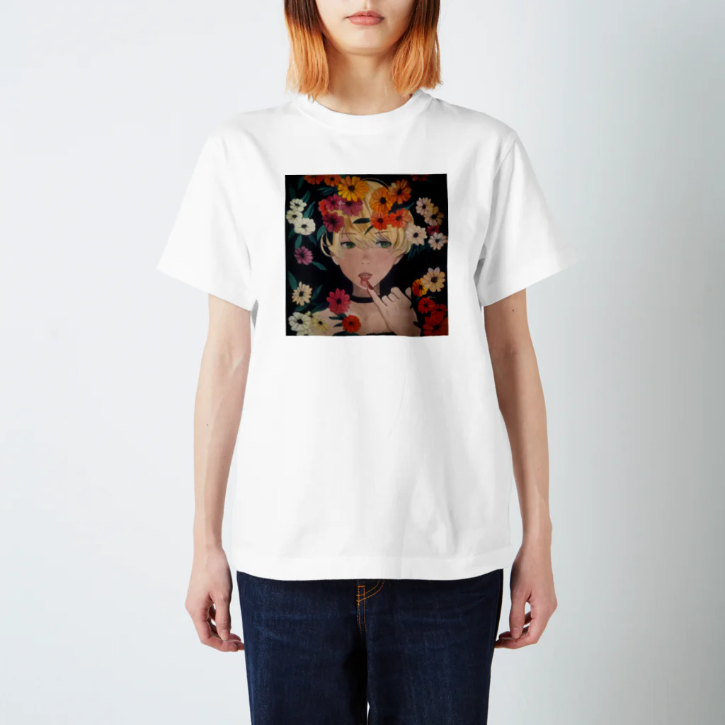 ウチノアイ Ai Uchinoの花の森・夢 スタンダードTシャツ