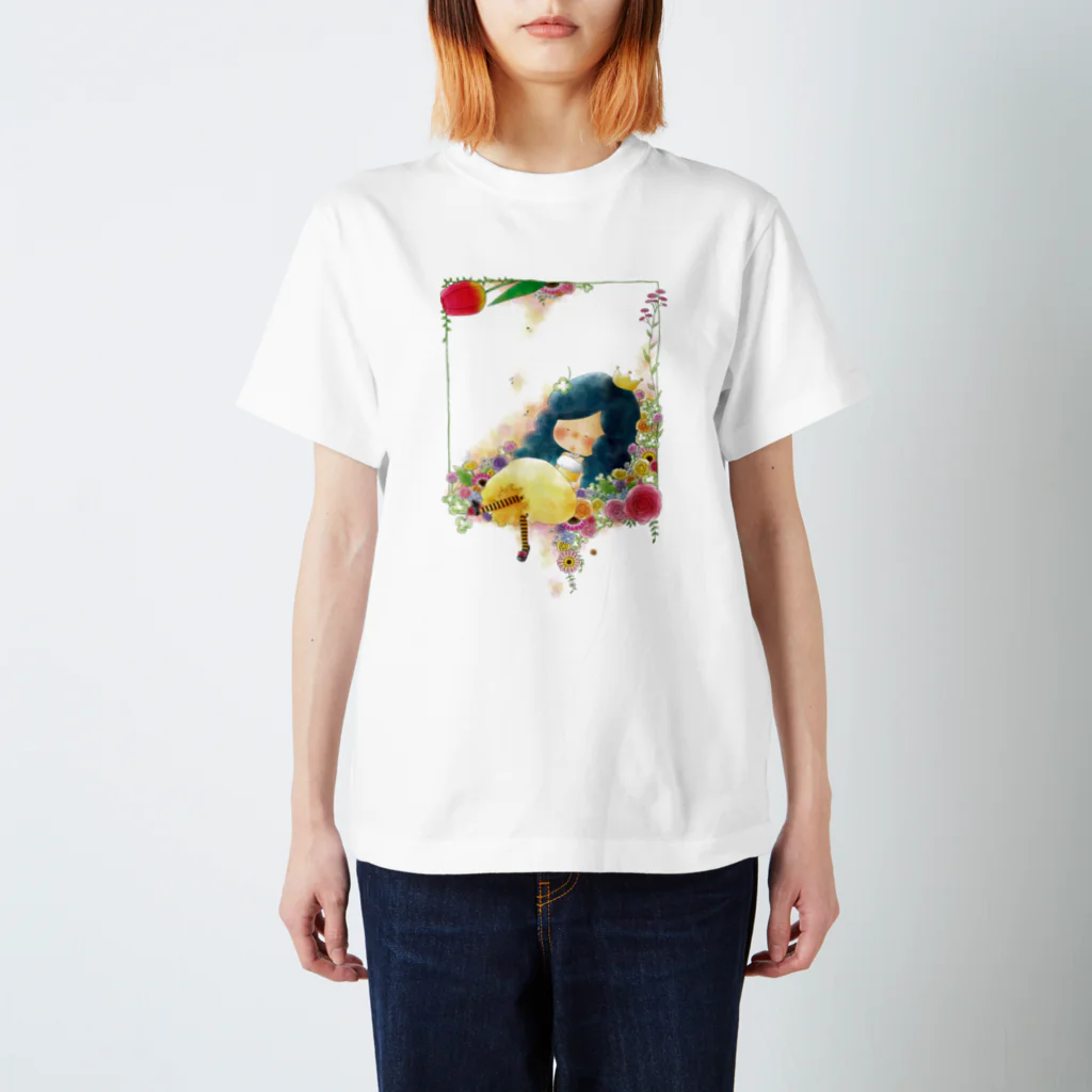 ちび子★キエの花籠 スタンダードTシャツ