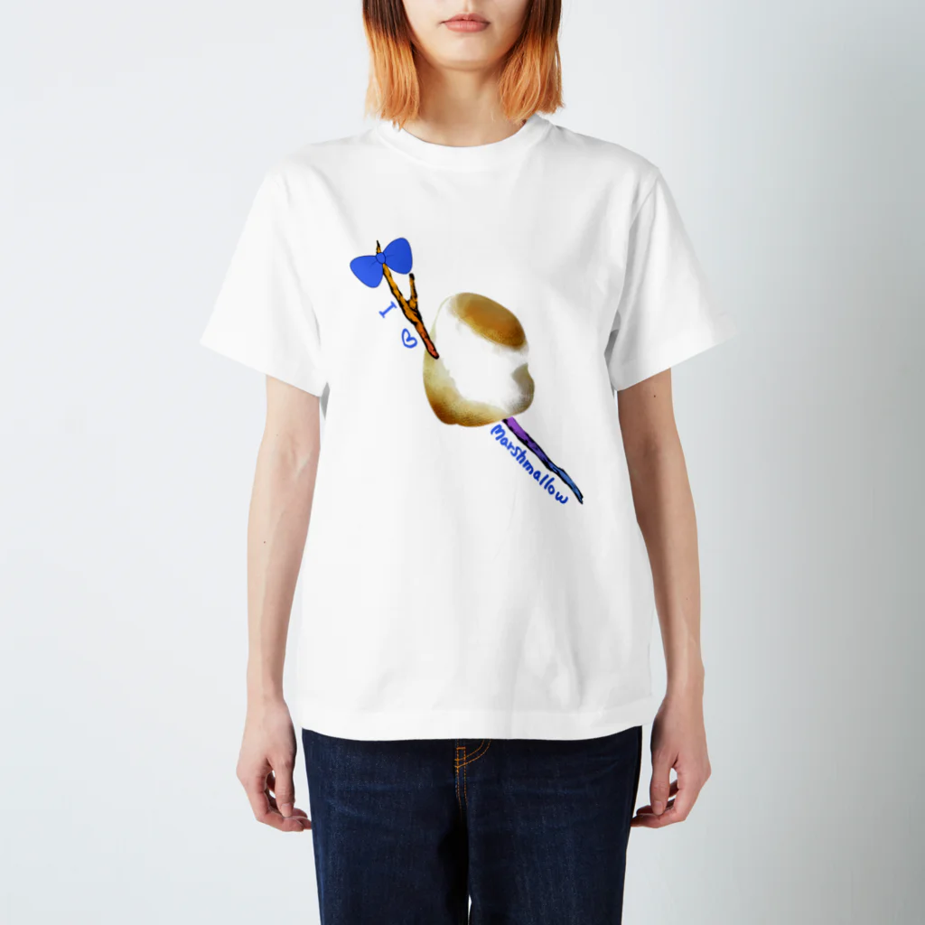 マシュマロマンのI♡マシュマロ Regular Fit T-Shirt