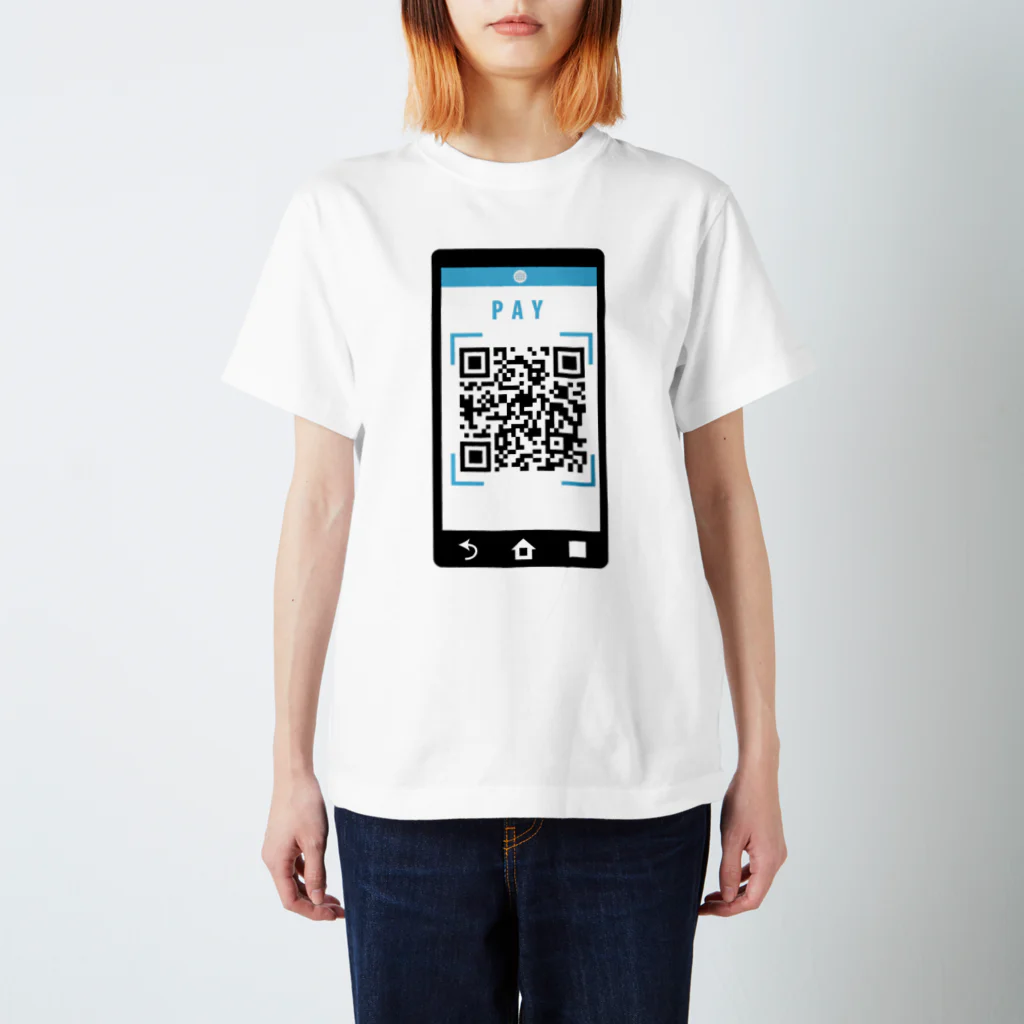 illust_designs_labのキャッシュレスペイ・QRコード決済【マニアックなモノシリーズ】 Regular Fit T-Shirt