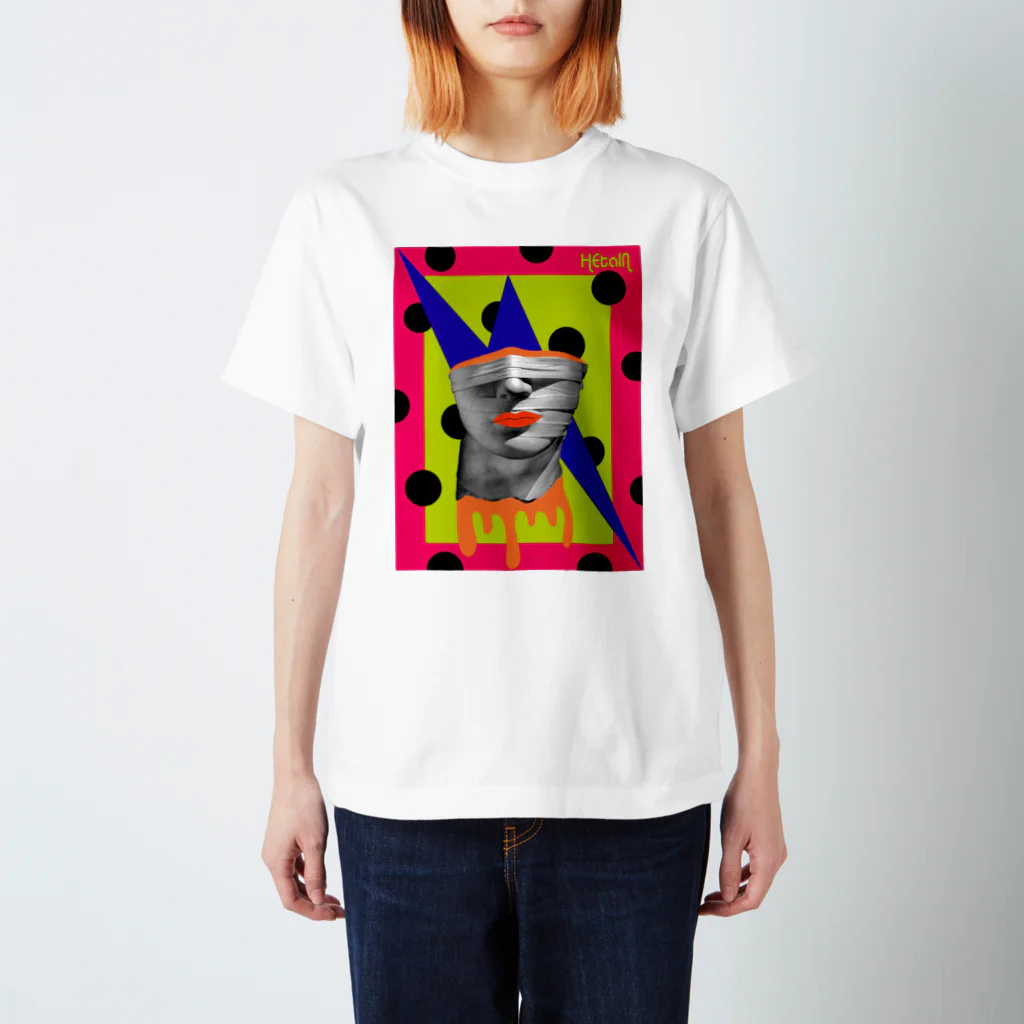 HEtaIN.LABOのカラフルアート Regular Fit T-Shirt