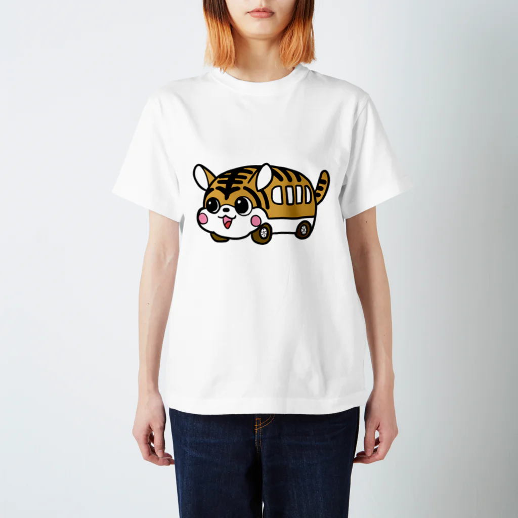 ゴロ画伯におまかせ！のにゃんこバス スタンダードTシャツ