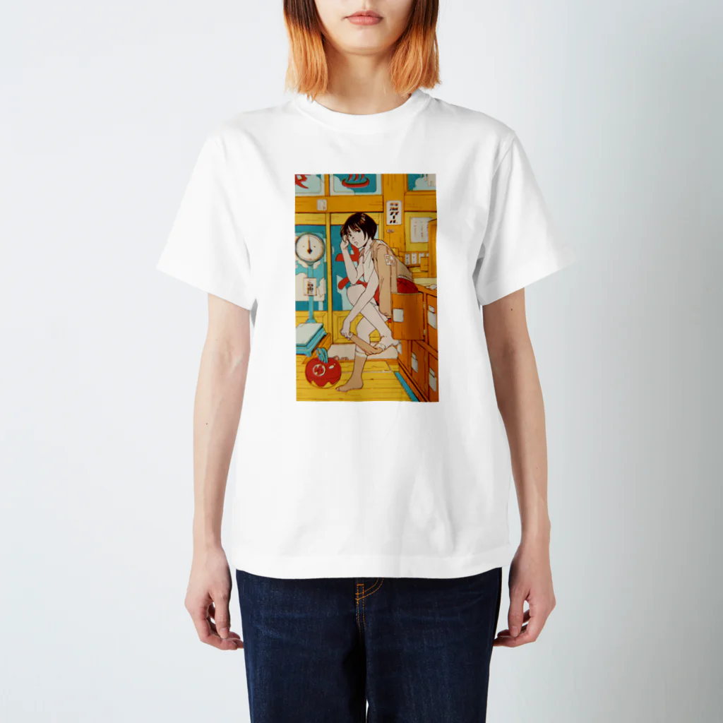 銭湯女子の銭湯ガール Tシャツ 티셔츠