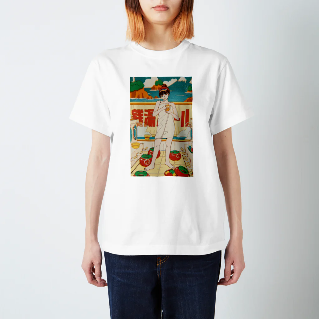 銭湯女子の銭湯ガール Tシャツ Regular Fit T-Shirt