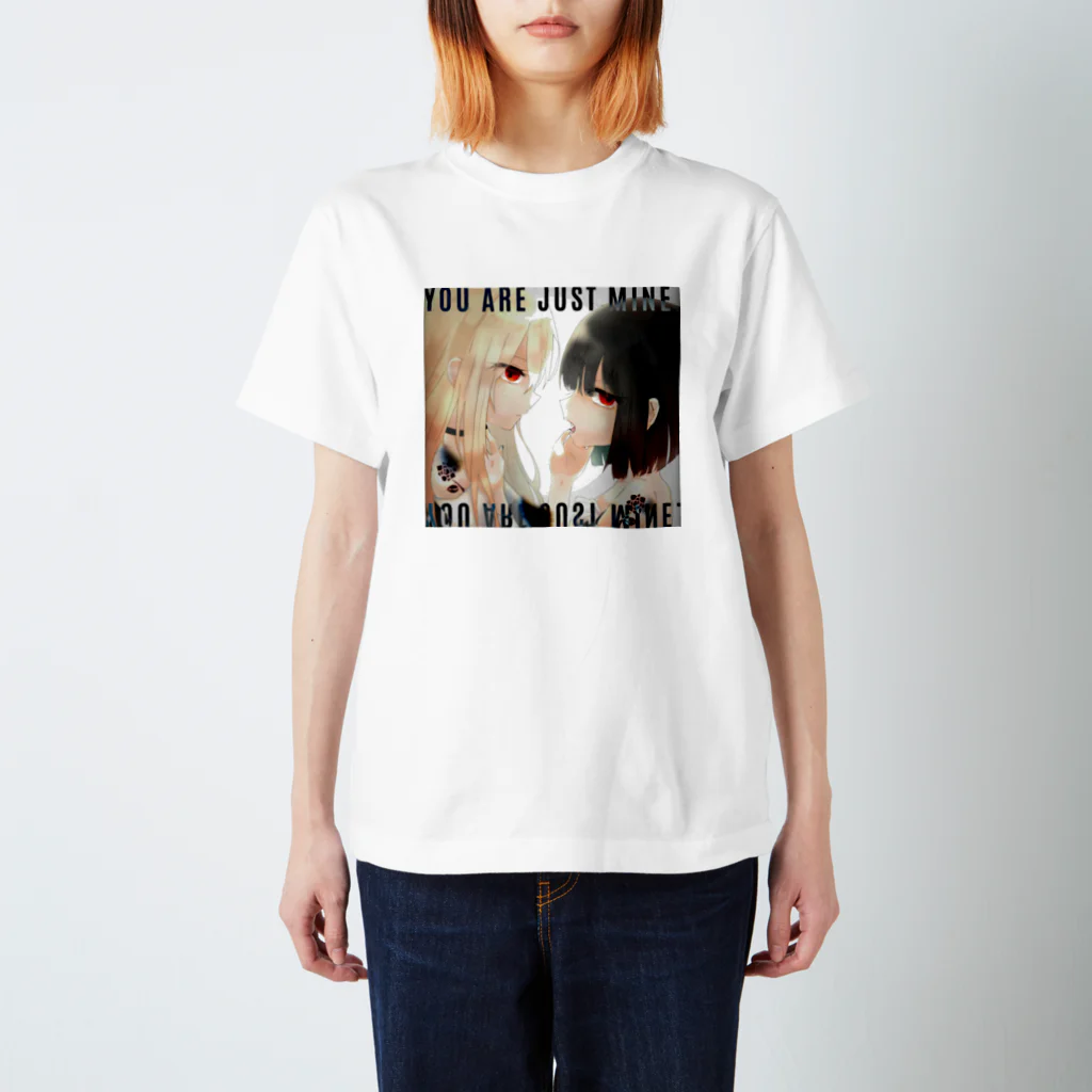 椎名瑠乃／閖咲ルルのYou Are Just Mine Regular Fit T-Shirt