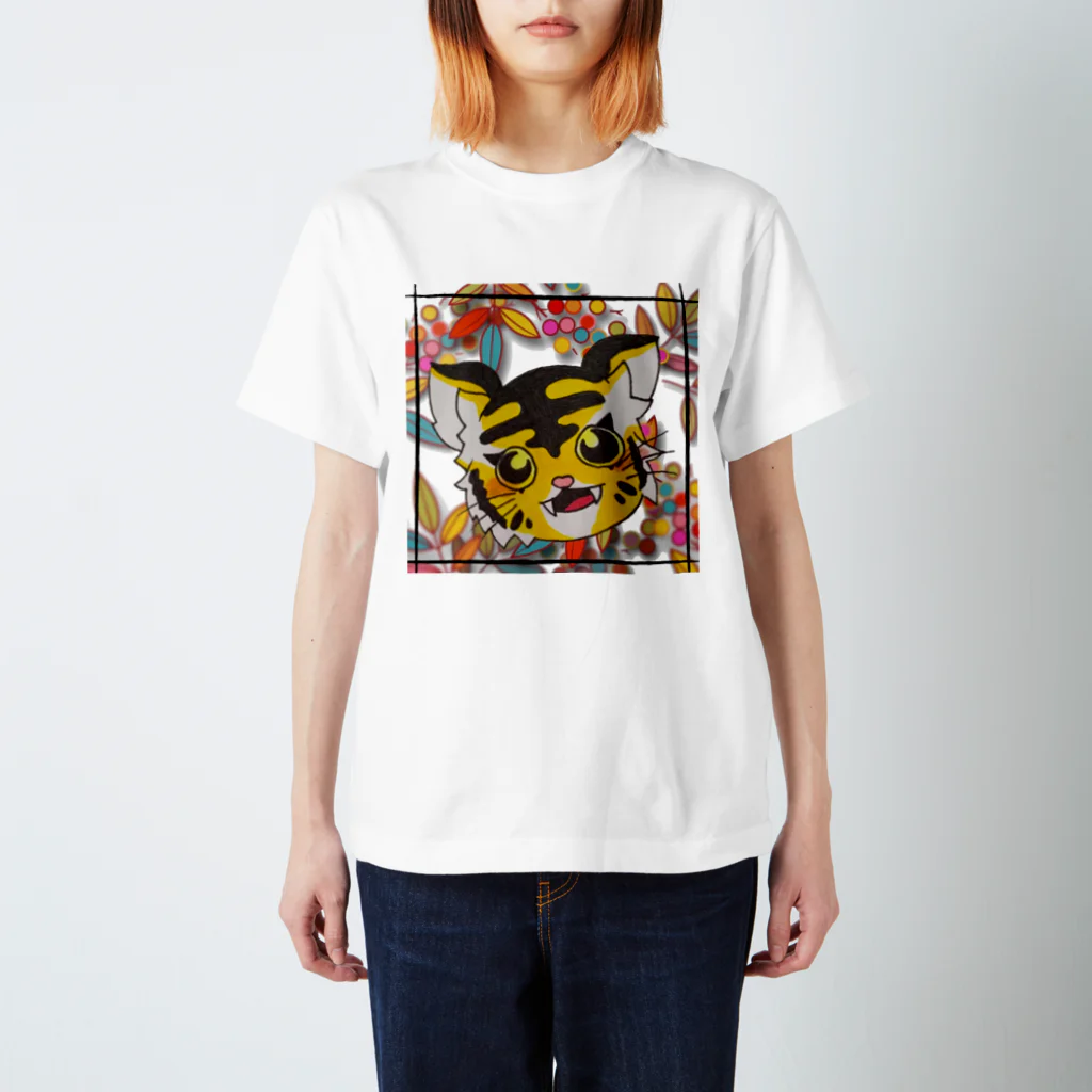 MOFURIの虎のトラ子 Regular Fit T-Shirt