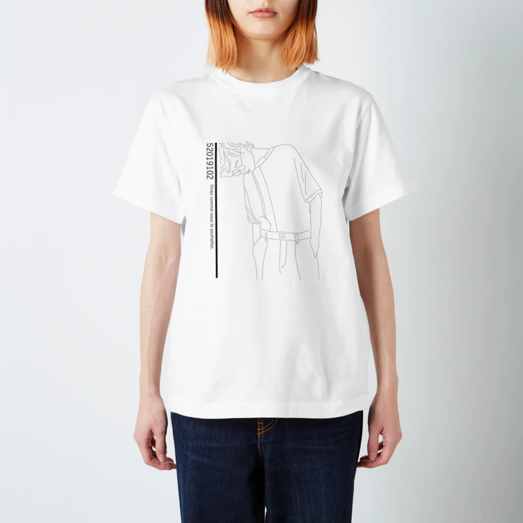 liberaのlibera フロントプリント スタンダードTシャツ