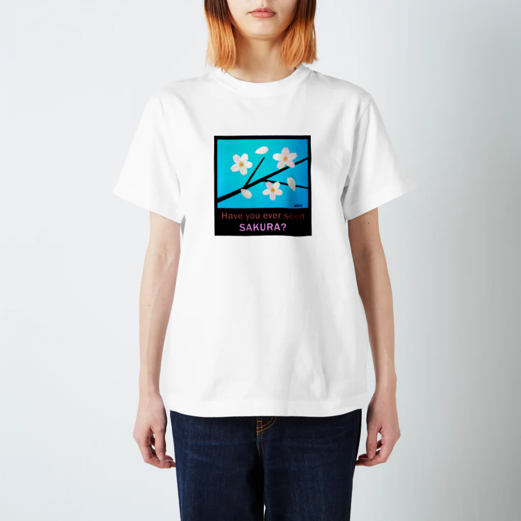 Shopオーライ  のHave you ever seen Sakura?　サクラを見たかい？ スタンダードTシャツ