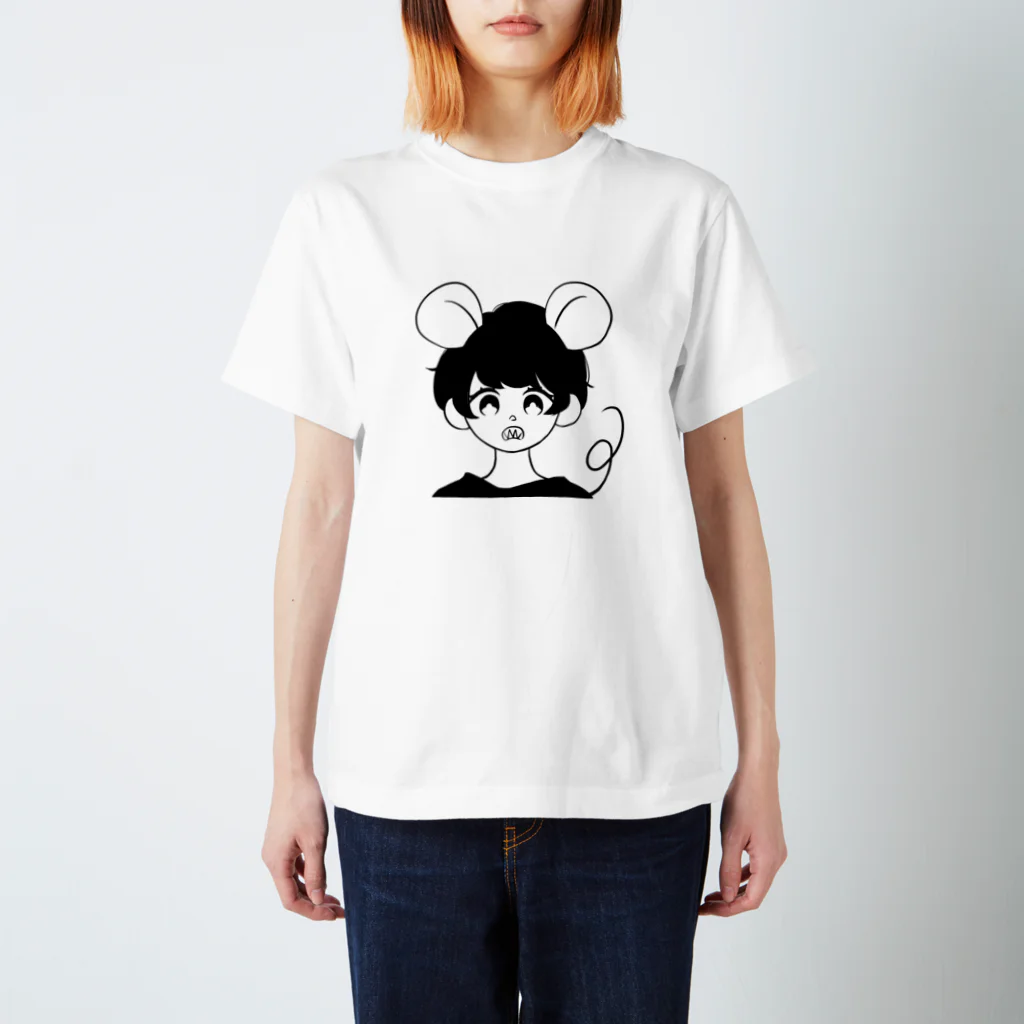 oyasumi_44の鼠女 スタンダードTシャツ