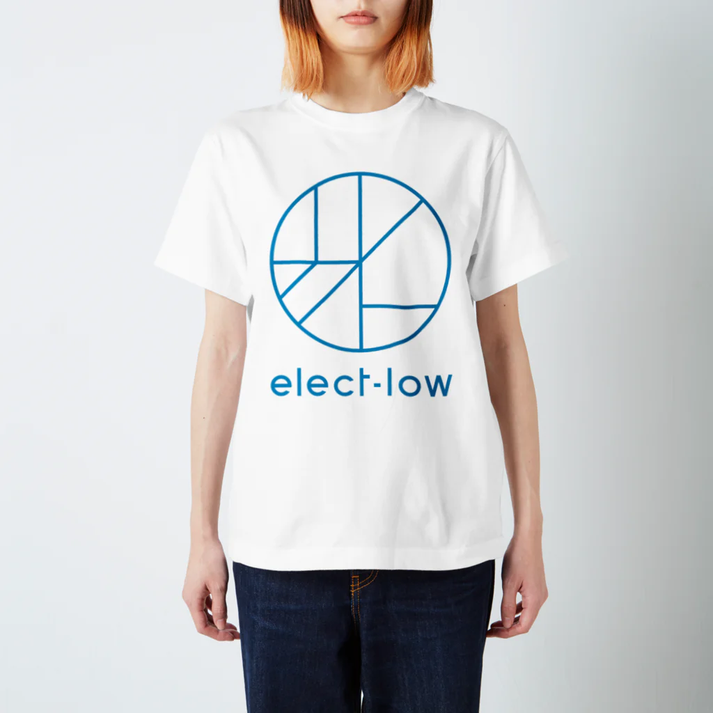 elect-lowのelect-lowロゴ_縦型 Regular Fit T-Shirt