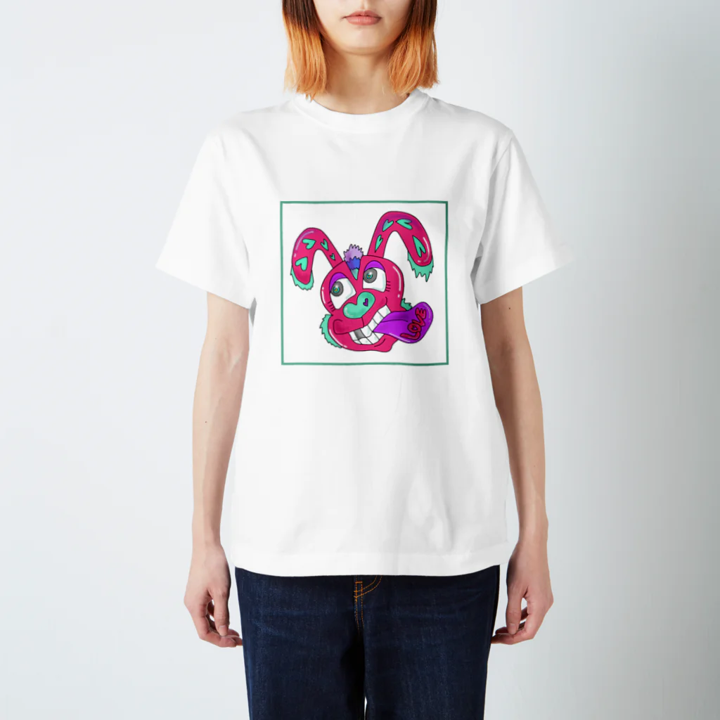 angel22のAngel】 れろれろウサギ💘 スタンダードTシャツ