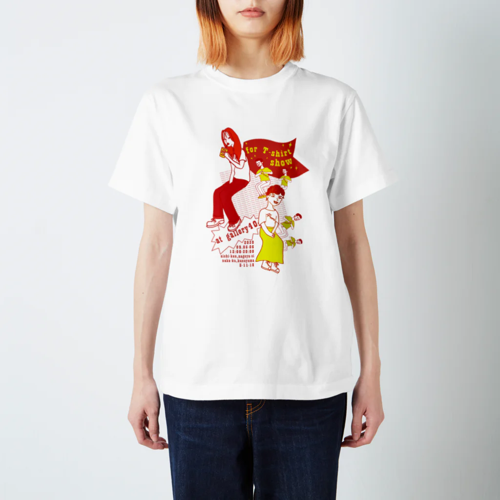 空気椅子のfor T-shirt show スタンダードTシャツ