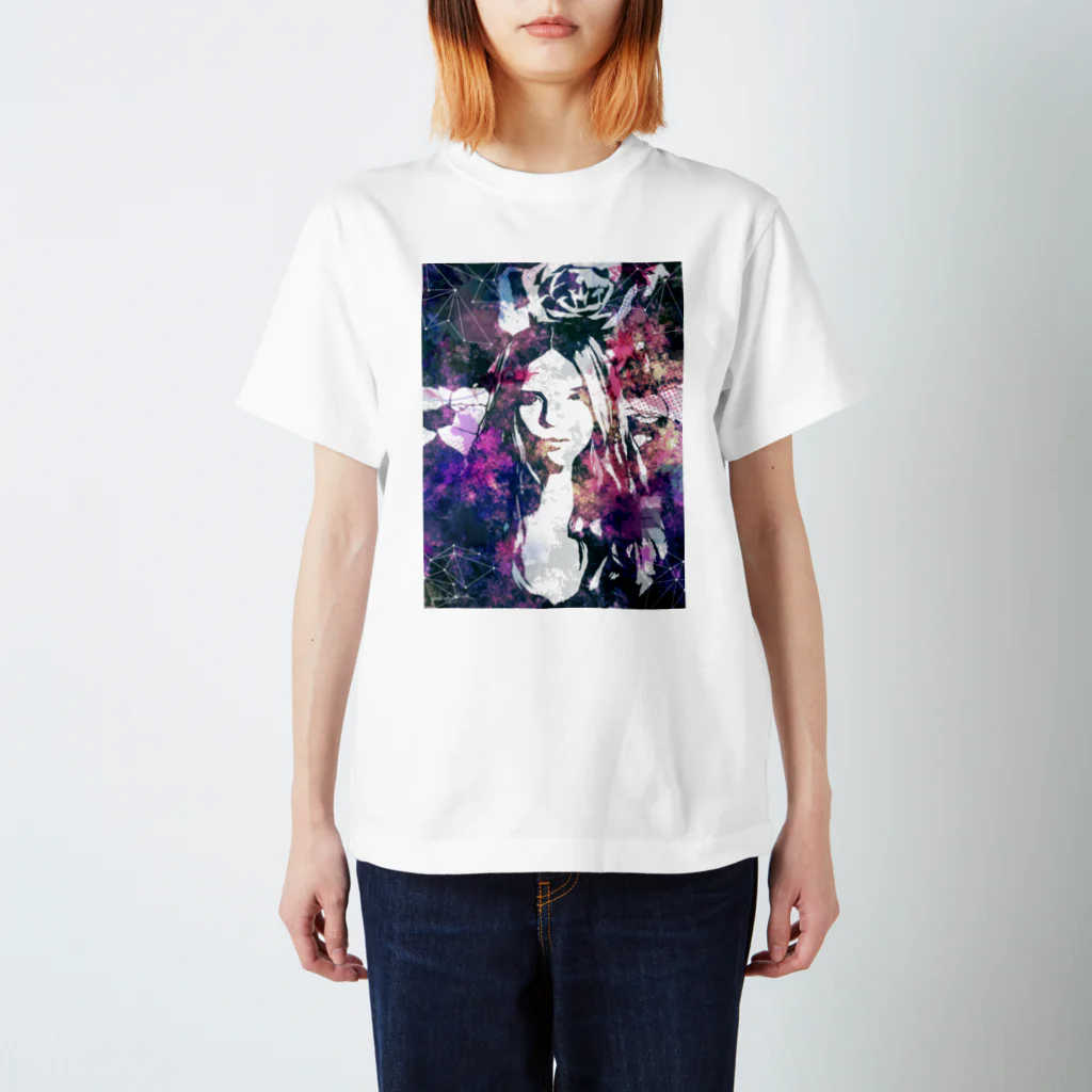 Yukinko Akira factoryのgirl#7 Regular Fit T-Shirt