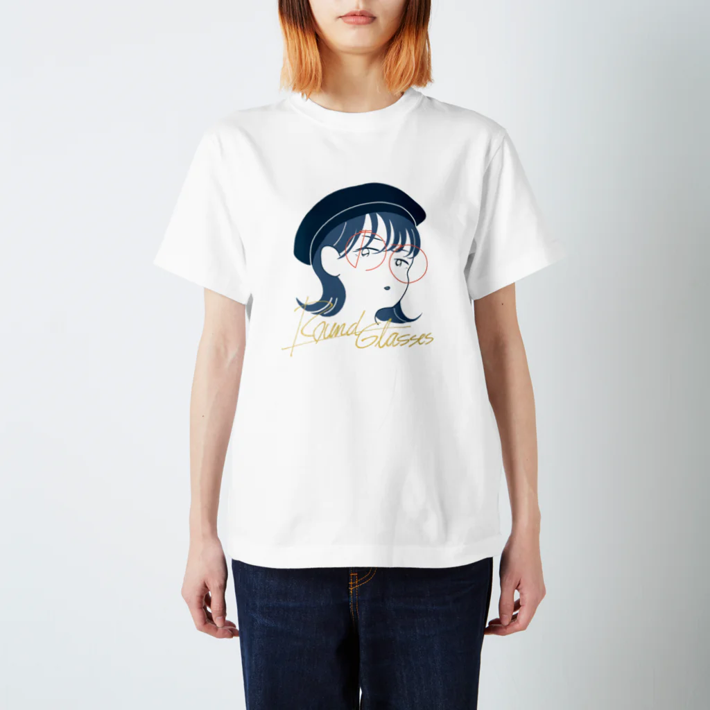 Circlothesのまるめがね スタンダードTシャツ