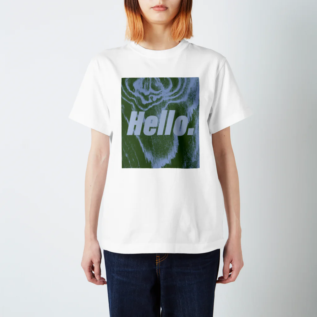 JINXEHSのJINXEHS series “Hello.” Regular Fit T-Shirt