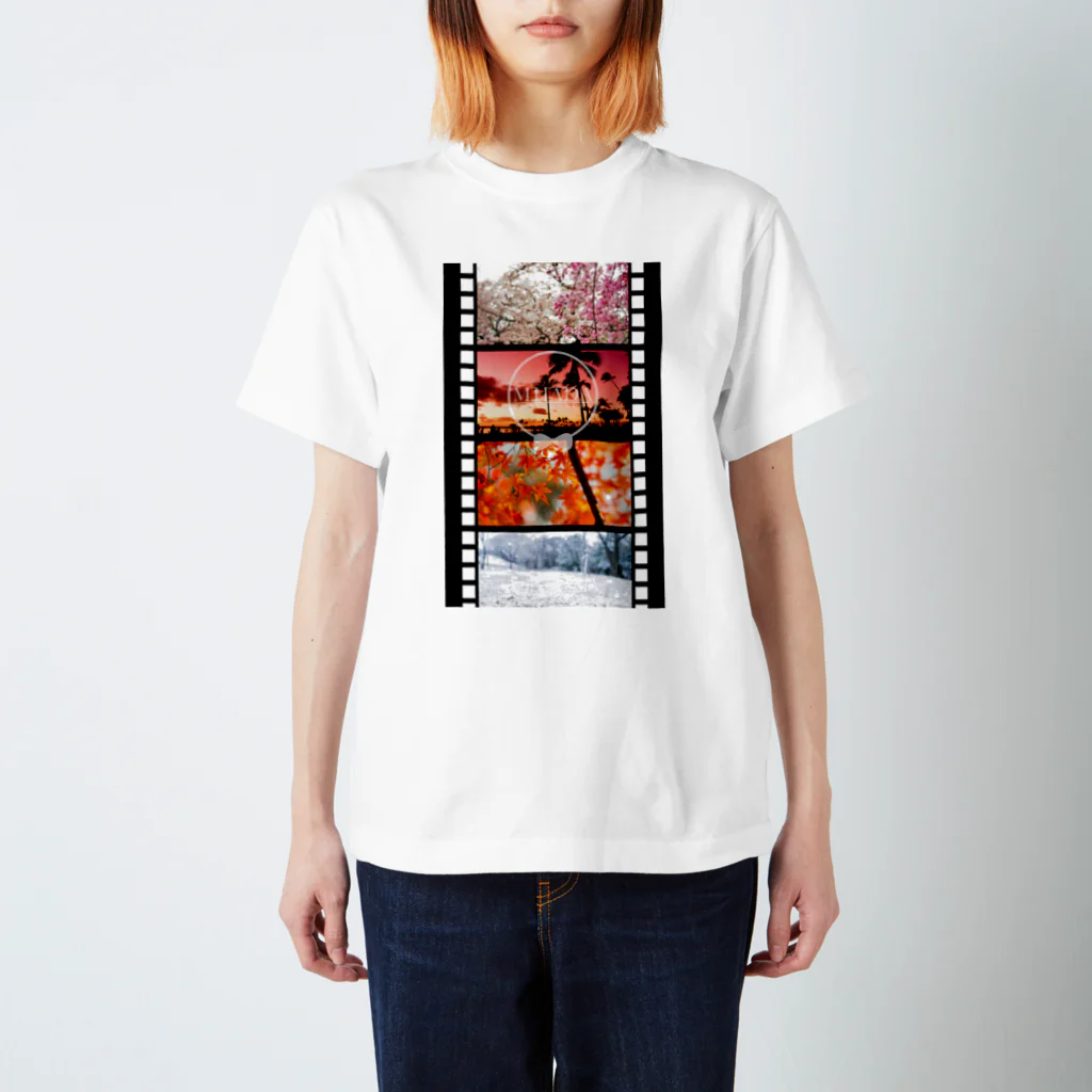 はだちゃん M.HADA PHOTO GOODSのFilm in Seasons スタンダードTシャツ