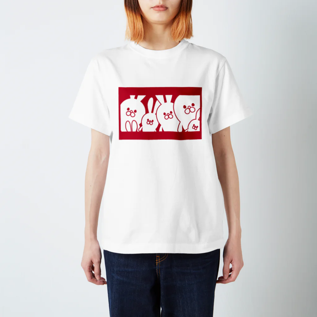 したまゆshopのセマリクルウサギ スタンダードTシャツ