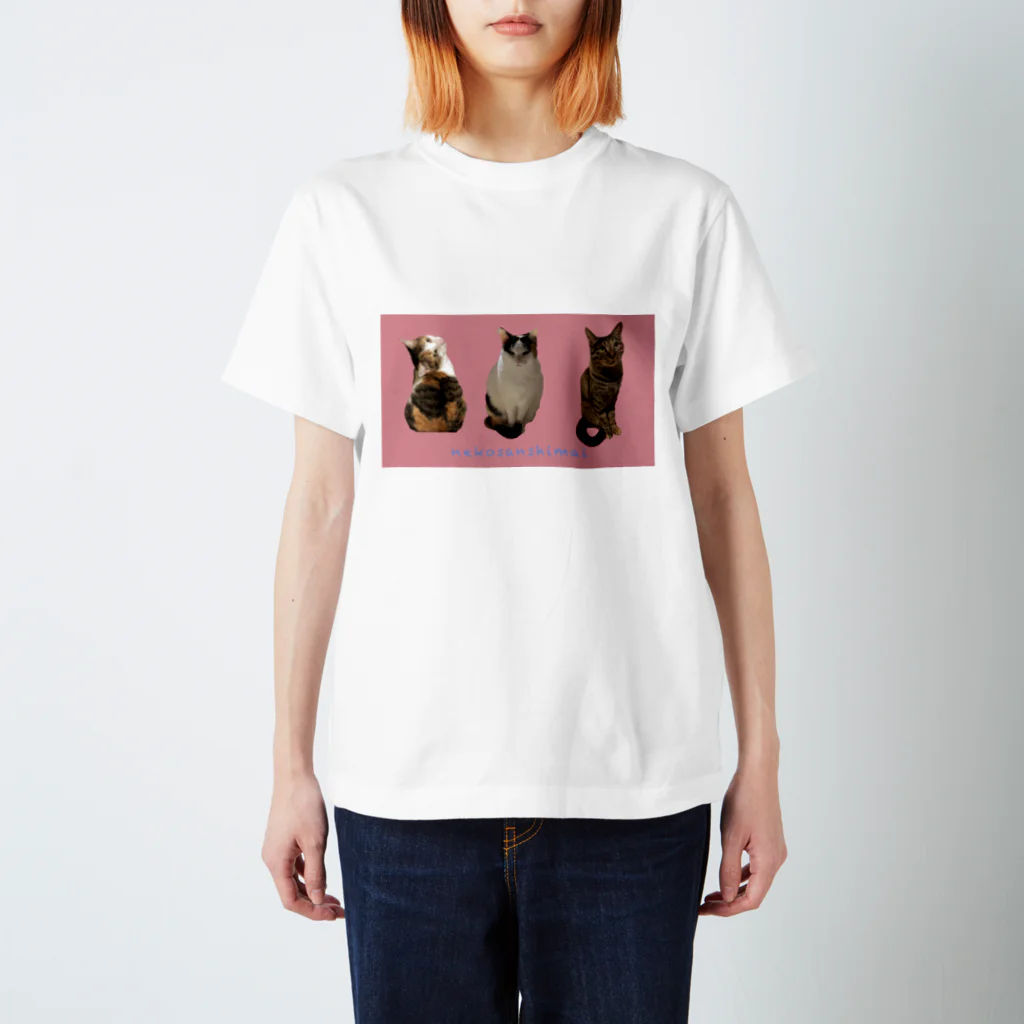 mikarose6の猫三姉妹生活部シリーズ Regular Fit T-Shirt