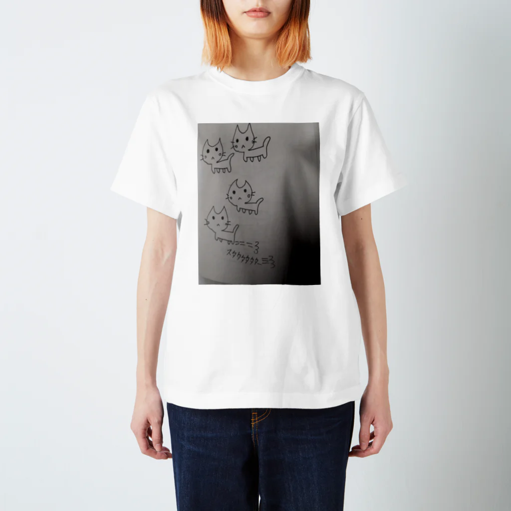 yuki1225の走り出す猫 Regular Fit T-Shirt