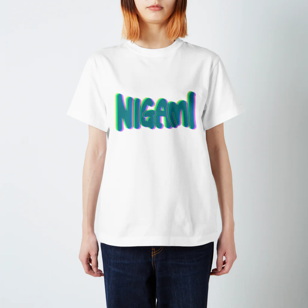 あくびの気まぐれ置き場のNIGAMI スタンダードTシャツ