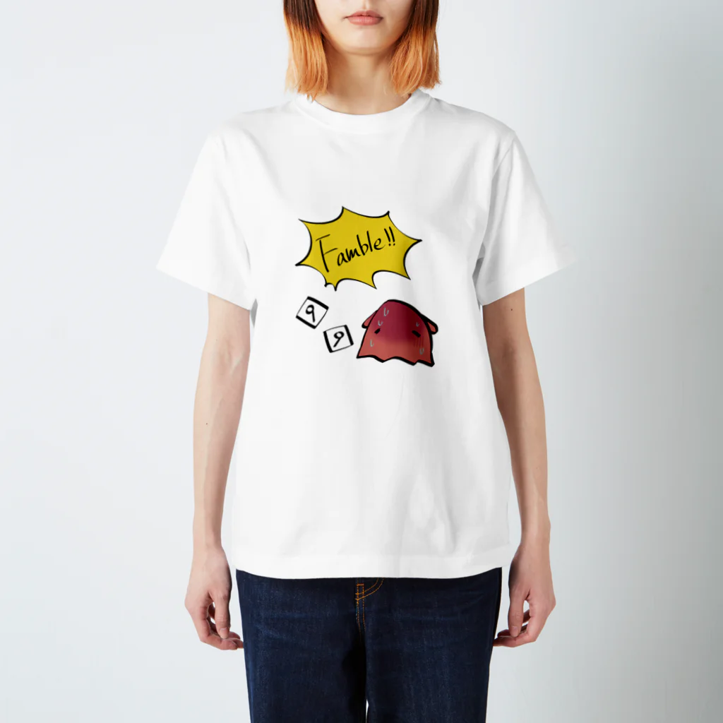 シャケのメンダコのニートちゃん　Ｆ Regular Fit T-Shirt