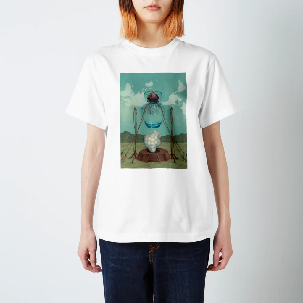 長谷川雅子 / Masako Hasegawaのヒアシンスの飛行実験 スタンダードTシャツ