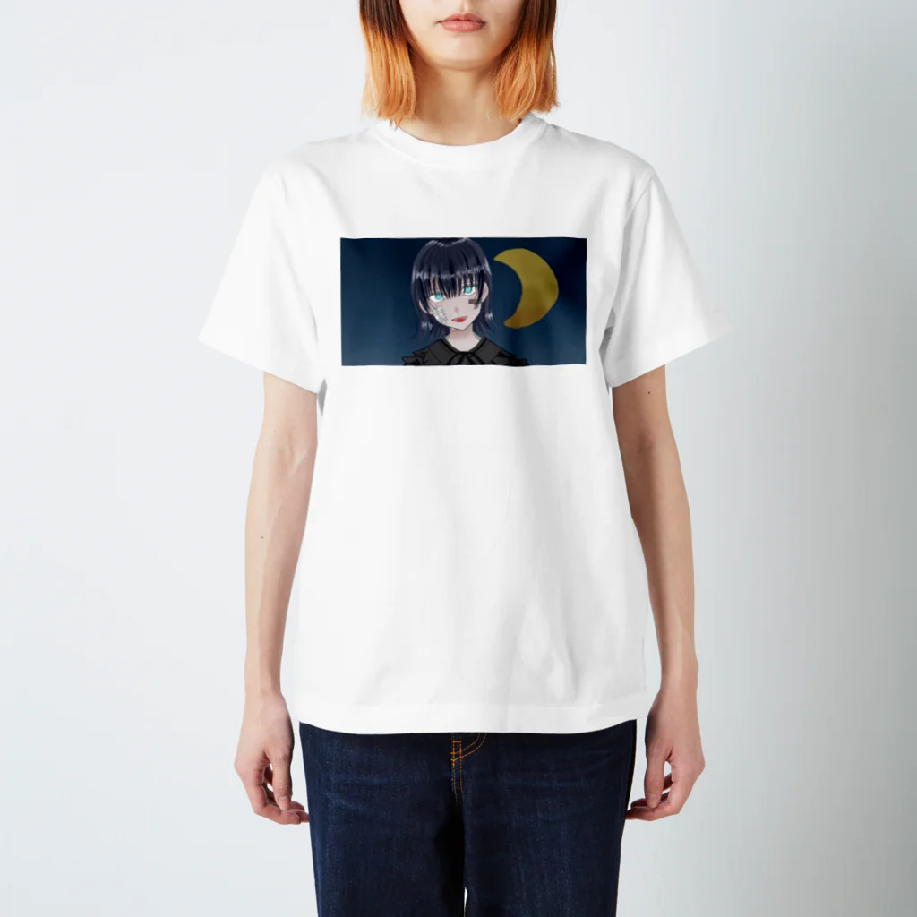 淡遺よるの月は綺麗T Regular Fit T-Shirt