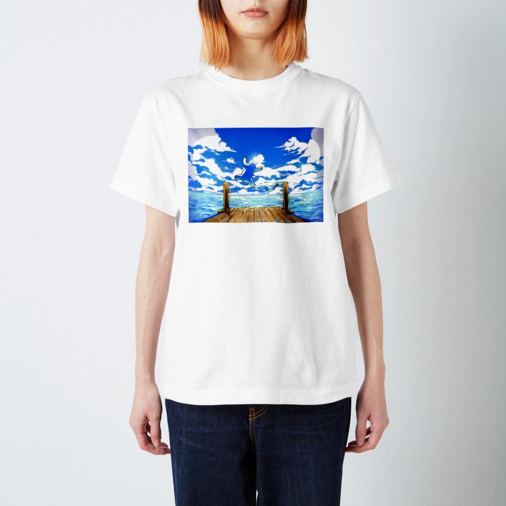 恋するシロクマ公式のTシャツ（ダイブ） Regular Fit T-Shirt