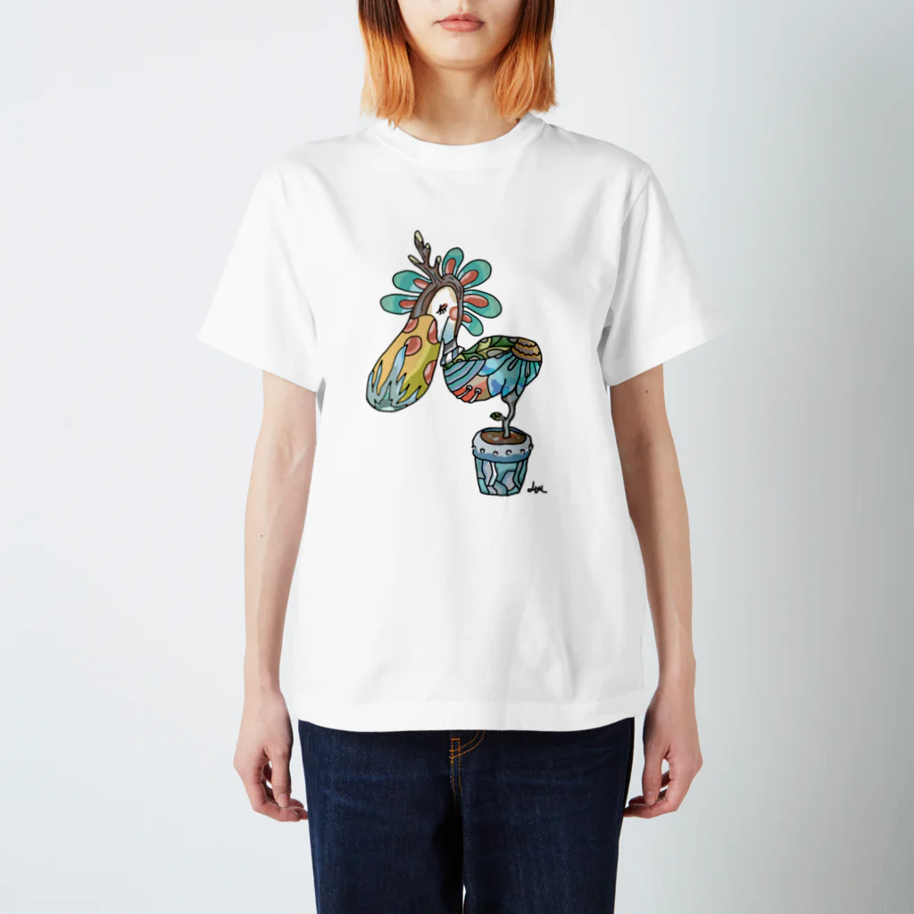 HAL-HIのトリの鉢 スタンダードTシャツ