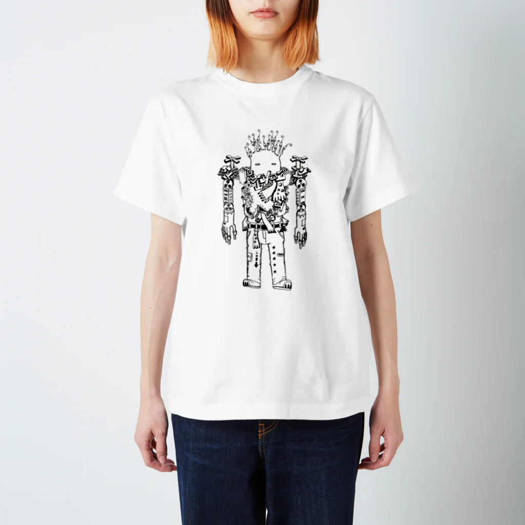 Ｘ-ジュゴンのイマジナリーフレンド(白色の１) スタンダードTシャツ