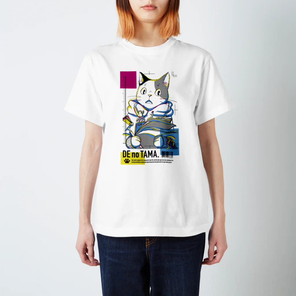 flip flapのDEnoTAMA スタンダードTシャツ