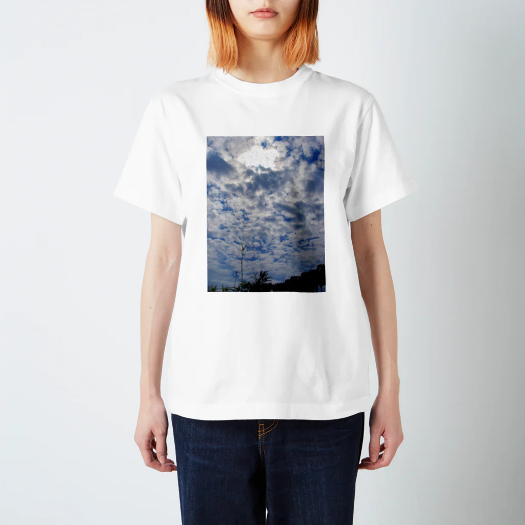 hiroki-naraの空と雲　DATA_P_124　sky　cloud スタンダードTシャツ