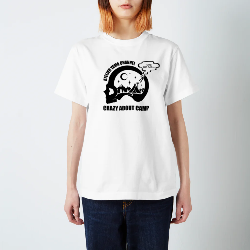 Atelier YAMA store -アトリエ ヤマ ストア-の【CRAZY ABOUT CAMP】ホワイト Regular Fit T-Shirt