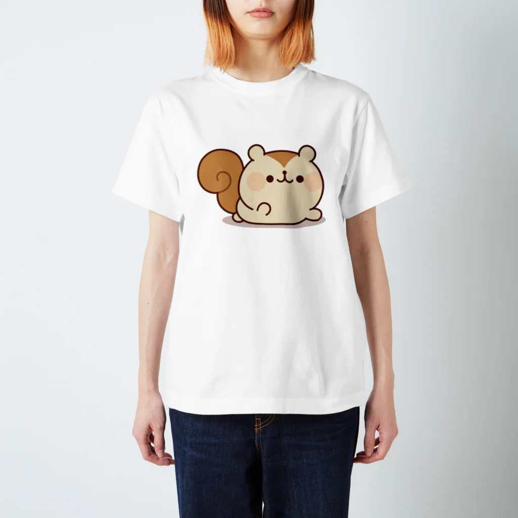 DECORの甘えんぼリスさん　ごろんver. スタンダードTシャツ