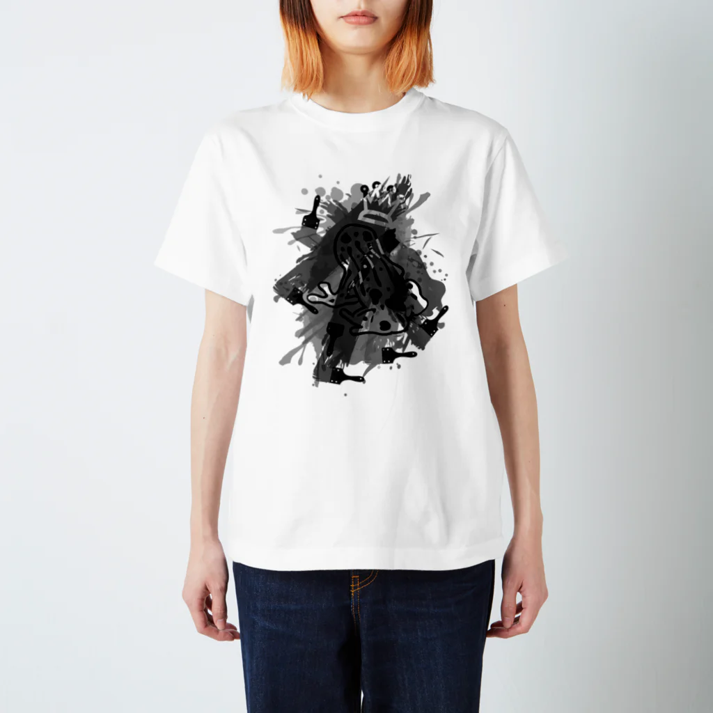 AURA_HYSTERICAのPoison_dart_frog スタンダードTシャツ