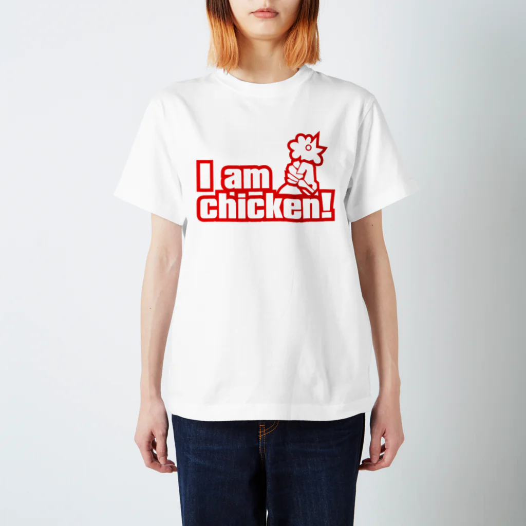 AURA_HYSTERICAのI_am_chicken! Regular Fit T-Shirt