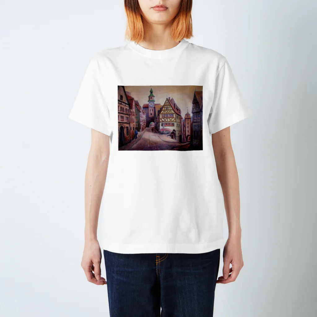 𝘽𝙚𝙦𝙪𝙚𝙖𝙩𝙝 𝘼𝙧𝙩𝙨 [ビクイースアーツ]のYOSHIKO MIYAHARA 「ローテンブルク」 スタンダードTシャツ