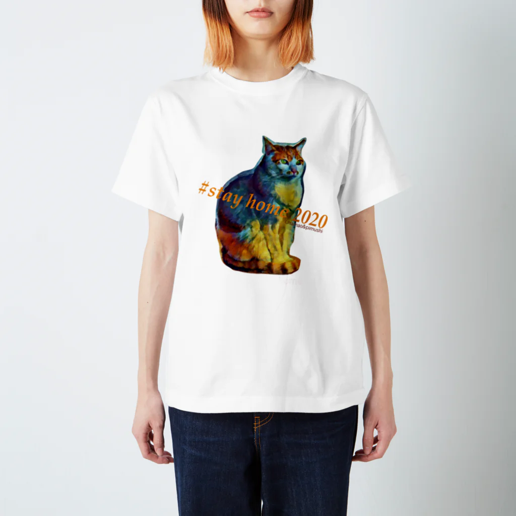 chamao&pimushiのねこ好きさんへ Regular Fit T-Shirt