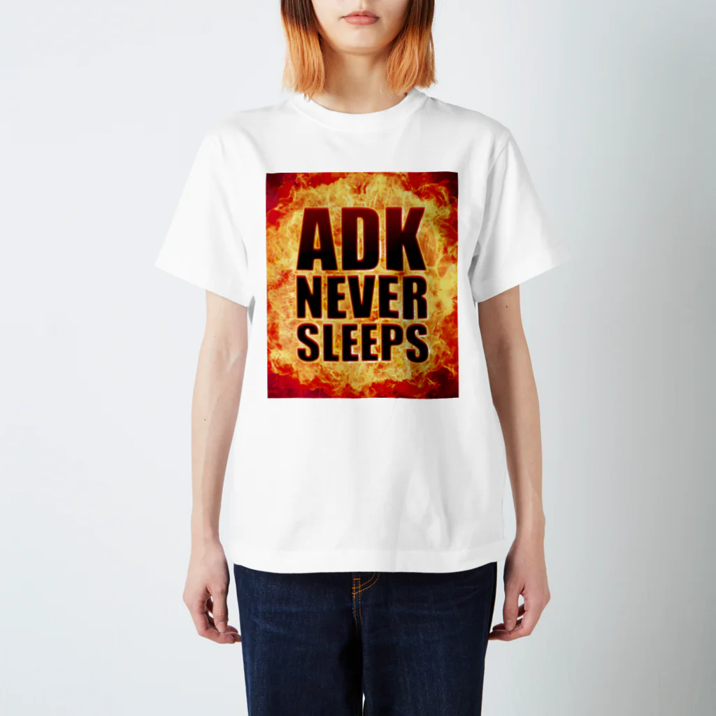 【仮想通貨】ADKグッズ専門店 のADK NEVER SLEEPS Regular Fit T-Shirt