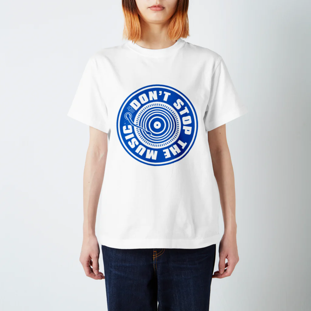 AURA_HYSTERICAのDON'T STOP THE MUSIC Regular Fit T-Shirt