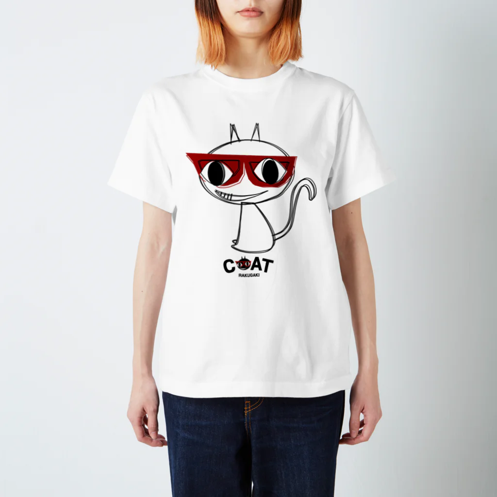 キャッティ（オフィシャル）ネコ好き集まれ!!のシルエットキャッティ Regular Fit T-Shirt