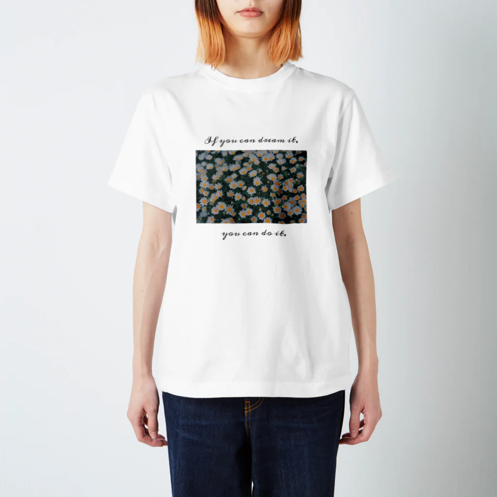 0125_hitominminの花柄T Regular Fit T-Shirt