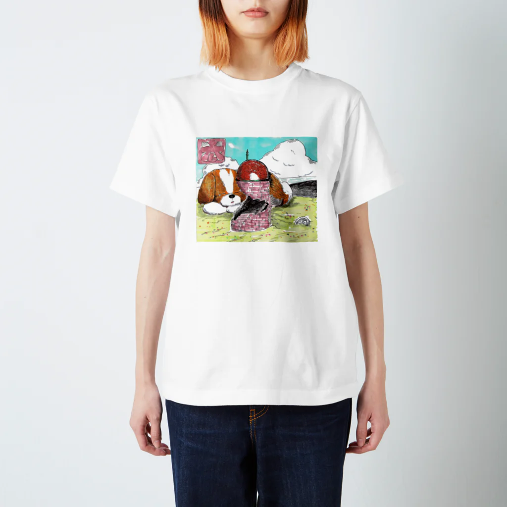 アトリエミキストアの思い出の風景シーズーと共に Regular Fit T-Shirt
