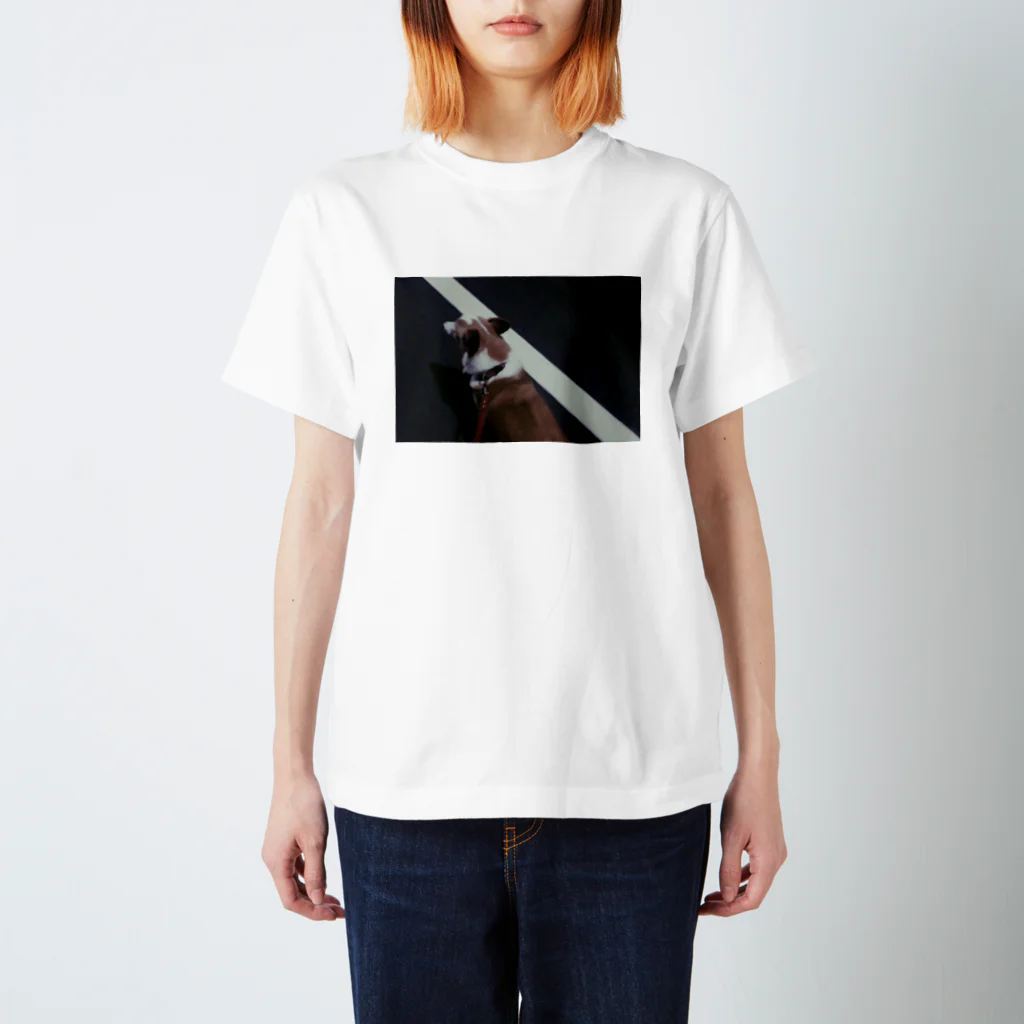 tokyo_corgiの白線コーギー Regular Fit T-Shirt