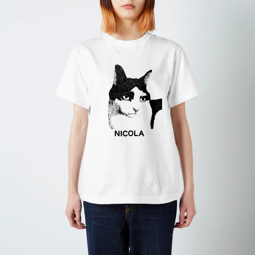 ちゃっかりのニコラ(文字入り) スタンダードTシャツ