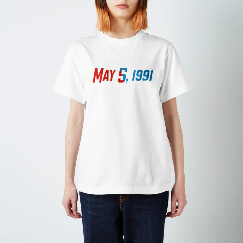 SANKAKU DESIGN STOREの1991年5月5日は彼らの記念日。 Regular Fit T-Shirt